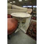 Shabby chic circular table