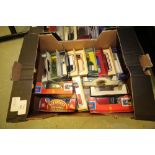 Box of mixed boxed toys