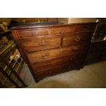 19th Century mahogany chest of drawers