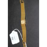 Gilt Metal Cased Ladies Accurist Wristwatch