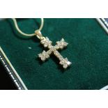 18ct Diamond Cross, 1.00ct