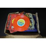 Lumar toy record player/gramophone and selection of records - 'Gala Golden tone', 'Lumar', 'kiddi