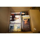 Box of 35 signed books