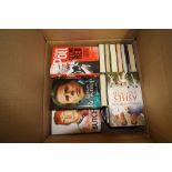 Box of 35 signed books