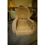 Edwardian wicker chair