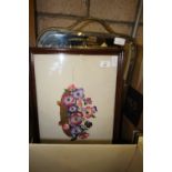 Glass fire screen and tray
