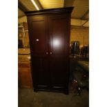 Mahogany wardrobe (A/F)