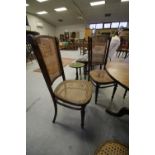 6 Fischel Bentwood Chairs (a.f.)