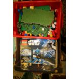 Box of Lego sets