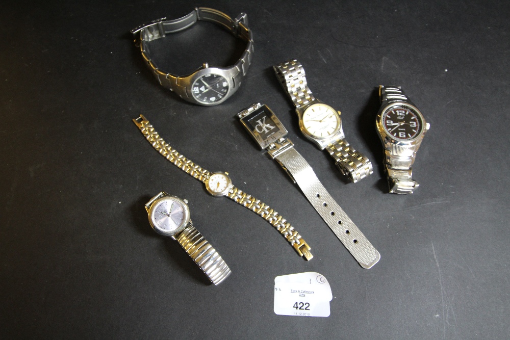 6 various watches