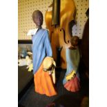 2 Soul Journeys Maasai figures - Kamaou Quiet Warrior and Asali Sweet Honey