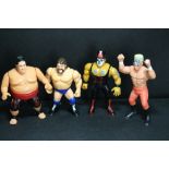 Action Figures - Papa Shango by Titan Sports 1992, Hacksaw Jim Duggan by Titan Sports 1991, Wakatoba