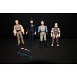 Star Wars Figures - Dengar, Lobot, General Madine, Bespin Security Guard