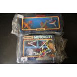 Matchbox - Motorcity MC12 Playset - used. Released 1992. Red Rebels incomplete, the cab to the