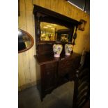 Victorian walnut sideboard
