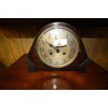 Oak mantle clock