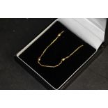 Small 9ct gold necklace 2grams