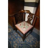 George III Oak Elbow Chair