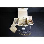 Box of mixed costume jewellery