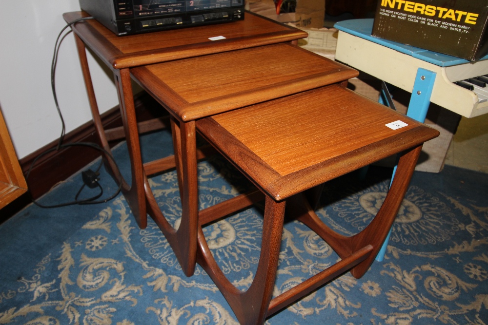 Nest of 3 G-Plan teak tables