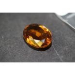 Loose cut citrine, approx 4ct