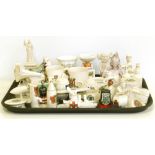 Collection of Crested China, military interest, Goss etc Condition reports are not availabe for