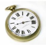 A Victorian pocket watch by U. Sewill, Liverpool & London, with No. 42 engraved to the reverse