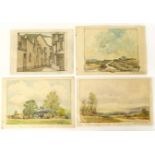Mary Williams, watercolour sketches (4). Condition reports are not availabe for our Interiors