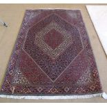 Bijar Persian carpet, 210 x 142cm. Condition reports are not availabe for our Interiors Sales.
