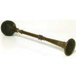 Desmo (Birmingham) brass car horn with rubber bulb. Condition reports are not availabe for our
