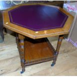 Edwardian oak centre table Condition reports are not availabe for our Interiors Sales.