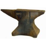 Cast iron anvil, 36cm long. Condition reports are not availabe for our Interiors Sales.