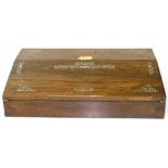 Victorian rosewood writing slope Condition reports are not availabe for our Interiors Sales.