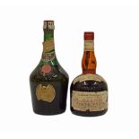 One bottle of Benedictine Liqueur and one bottle of Grand Marnier. Condition reports are not