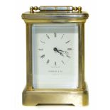 Garrard and Co twin train carriage clock Condition reports are not availabe for our Interiors