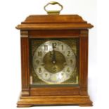 Reproduction "Emperor" walnut cased bracket clock. Condition reports are not availabe for our