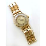 A Bent's 9ct gold bracelet watch, gross weight 35g Condition reports are not availabe for our