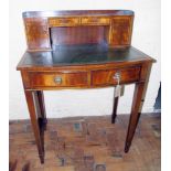 Reproduction mahogany writing desk. Condition reports are not available for our Interiors Sales.