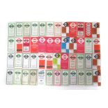 Forty Seven London bus timetables circa 1950's through to 1970's.