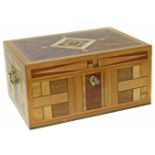 handmade marquetry box by A.E Evans Condition reports are not available for our Interiors Sales.