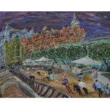 Michael Gutteridge, 20th century, "Great Northern Square, Manchester", signed and dated 2004, titled