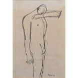 Keith Vaughan (1912-1977), "Standing Figure", dated 'Nov 16', titled on gallery label - 'Anthony