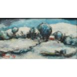 Constantine Sterio, 20th century, "Poynton Landscape, Winter", signed and dated '94, titled on