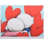 After Doug Hyde (1972-), "Hearts and Hugs", signed, titled and numbered 10/95 in pencil in the