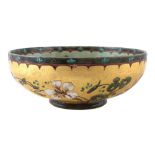 Sevres Paul Milet bowl signed E. Granger, decorated in an Art Nouveau style with raised paste