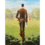 Phil George (1960-), "Norman at the Festival", signed, titled on gallery label - 'John Noott