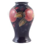 Moorcroft vase, decorated with pomegranate pattern, impressed William Moorcroft signature and