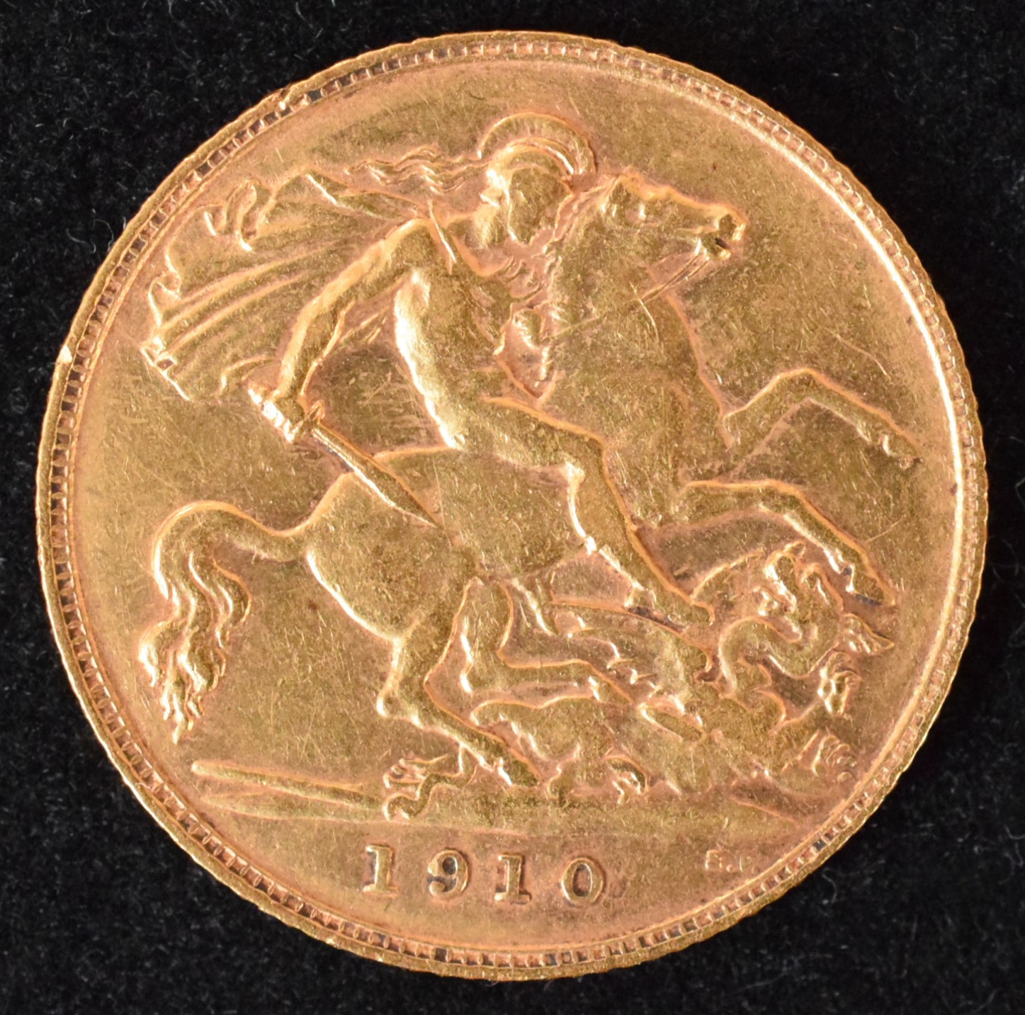 King Edward VII, Half-Sovereign, 1910. - Image 2 of 2