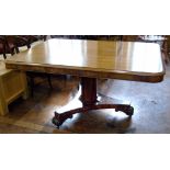 Mahogany pedestal dining table Condition reports are not available for the Interiors Sale.