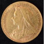 Queen Victoria, Sovereign, 1901.